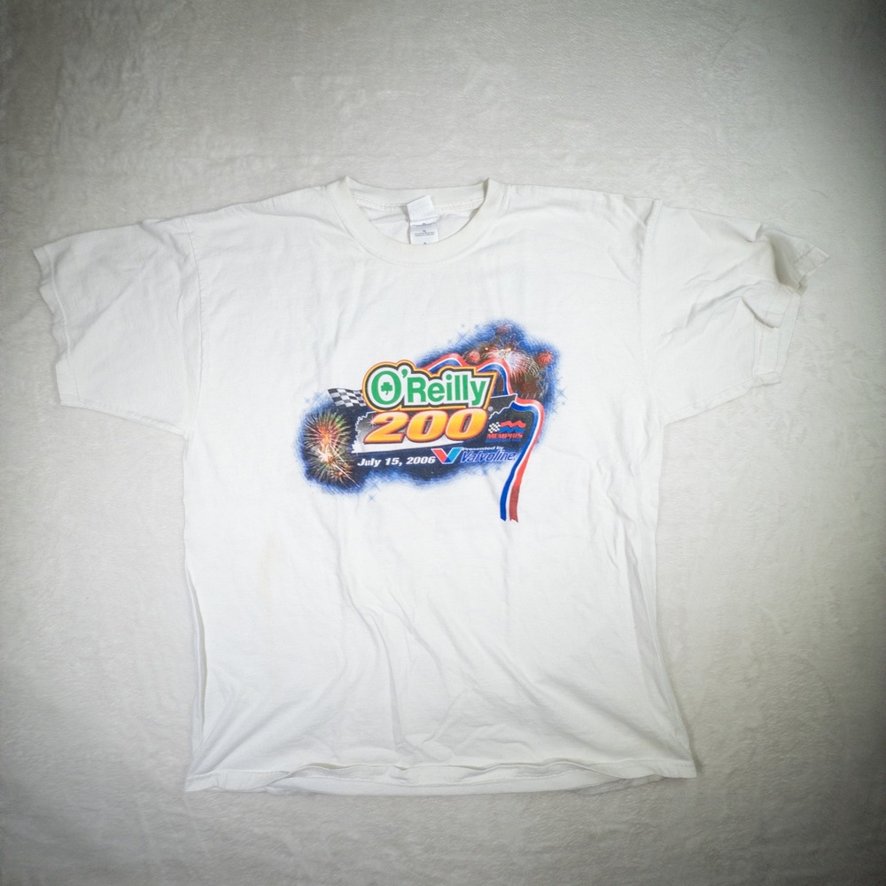 Vintage OReilly 200 NASCAR Craftsman Series T Shirt XL July 15 2006‎ Memphis